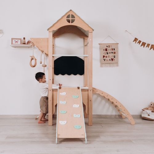 domowy plac zabaw Tower Max - drewno na Arena.pl