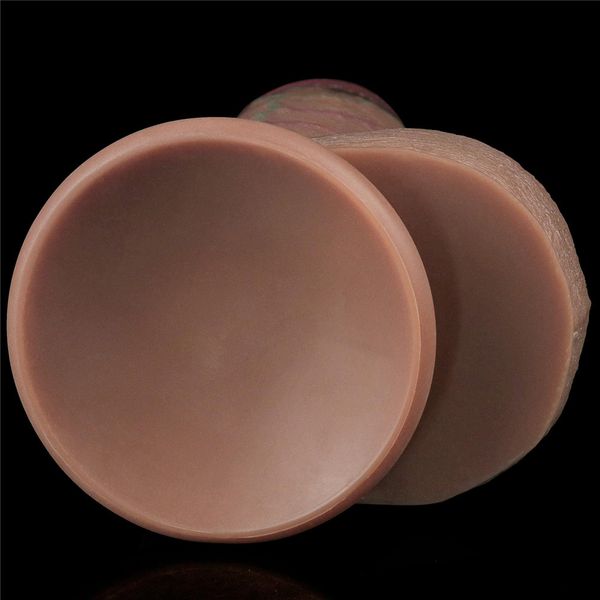 9.5"""" Dual Layered Silicone Cock Xxl zdjęcie 6