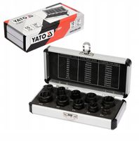 YATO WYKRĘTAKI NASADKI DO ZERWANYCH USZKODZONYCH OBROBIONYCH ŚRUB 10el.