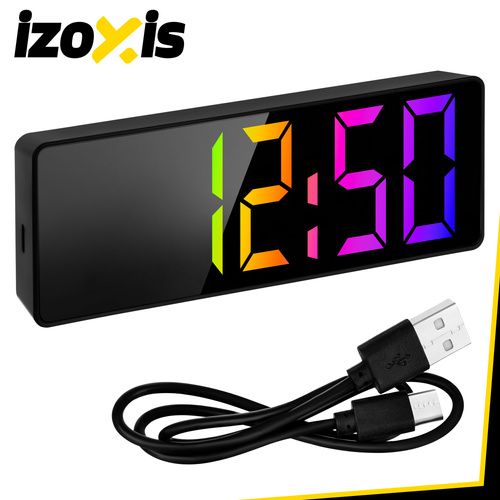 Budzik - Zegar Led Kolorowy Izoxis na Arena.pl