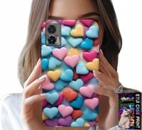 ETUI DO MOTOROLA EDGE 30 NEO - KOLOROWE SERCA MOŻLIWOŚĆ PERSONALIZACJI