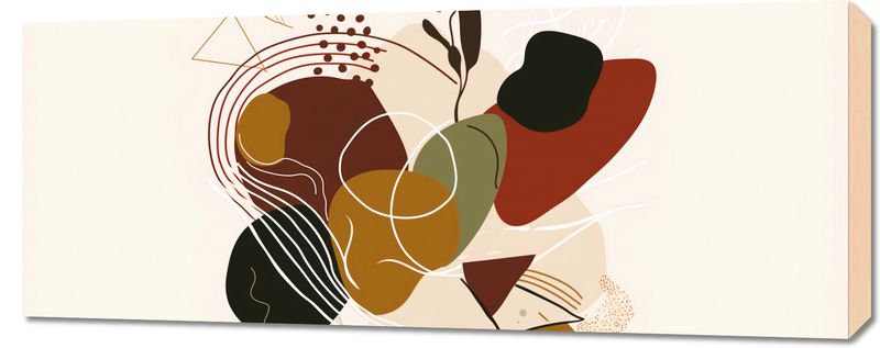 Obraz 100x40cm Organiczna Erupcja zdjęcie 1