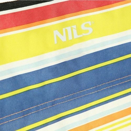 Krzesełko turystyczne SKŁADANE pokrowiec siedzisko z oparciem do 120kg NILS na Arena.pl