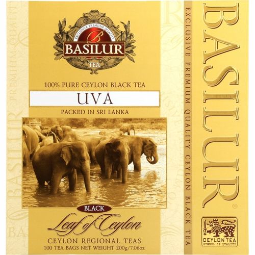 Basilur UVA herbata ekspresowa CZARNA bez dodatków CEYLON - 100 x 2 g na Arena.pl