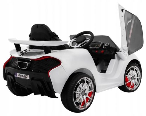 Auto na akumulator Small Racer biały na Arena.pl