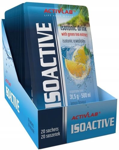 Isoactive IZOTONIK FUNKCJONALNY Cytryna 20szt x3 na Arena.pl