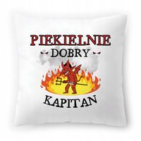 Poduszka Dla Kapitana Na Urodziny Imieniny Prezent Z Nadrukiem Ze Zdjęciem