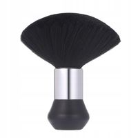 Karkówka Fryzjerska Pędzel Barberski Zmiotka Czarna DELIKATNA MIĘKKA MIŁA