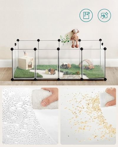 Modułowa Zagroda Kojec Wybieg dla Małych Zwierząt Gryzoni Chomika Świnki na Arena.pl