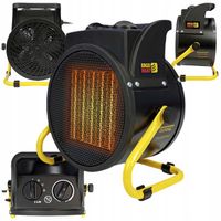 Nagrzewnica elektryczna ERGO HEAT 3kW farelka dmuchawa grzejnik + termostat