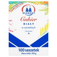 Diamant Cukier biały w saszetkach 500 g (100 saszetek)