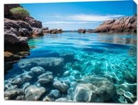 Obraz 90x70cm Krystaliczna Woda