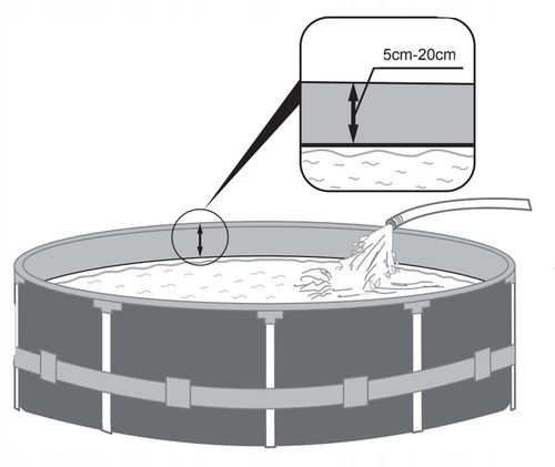 Basen stelażowy ZESTAW ogrodowy z pompą 366 x 100 Drabinka Filtr Bestway na Arena.pl