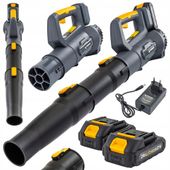 DMUCHAWA AKUMULATOROWA DO LIŚCI ŚNIEGU OSUSZANIA OGRODOWA 21V 2x 2AH