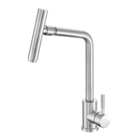 BATERIA ZLEWOZMYWAKOWA KUCHENNA OBROTOWA WYLEWKA INOX STEELY 3