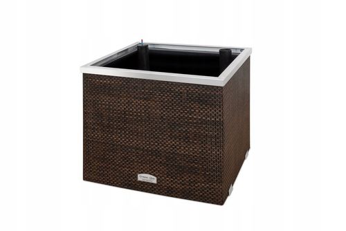 Donica ratanowa 50 x 50 x 43 cm mix brąz na Arena.pl