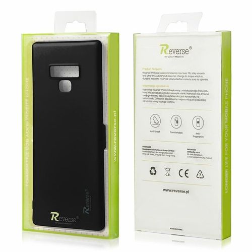 Etui Xiaomi Redmi Note 8 Reverse Reck Czarne na Arena.pl