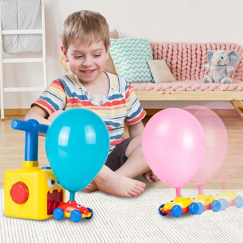 AUTO WYRZUTNIA BALONOWA BALONÓW RAKIET SAMOCHÓD AERODYNAMICZNY POMPKA na Arena.pl