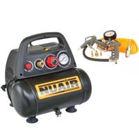 KOMPRESOR BEZOLEJOWY 6L 8 BAR 1.5KM + ARAK6 - N/NUB552 ARA