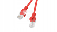 Patchcord Lanberg UTP kat.5e 3m czerwony