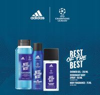 ADIDAS ZESTAW MEN CHAMPIONS LEAGUE 3SZT(SPRAY 150ML+DNS 75ML+ŻEL 250ML)
