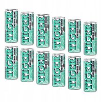 Napój energetyzujący Tiger Zero Sugar o smaku Mojito gazowany 12x 250 ml