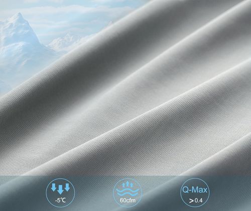 Koc chłodzący ACCURATEX 140×200 cm lekki oddychający Q-Max >0,45 na Arena.pl