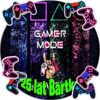 OPŁATEK NA TORT 20CM - GAMER PAD DEKORACJA URODZINOWA + IMIĘ 15CM 18CM
