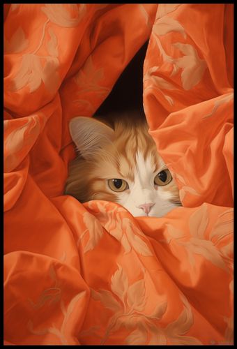 Plakat 61x90,5cm Ukryty Kot na Arena.pl