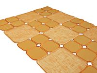 Obrus na stół 85X85 Inari 128 POMARAŃCZ