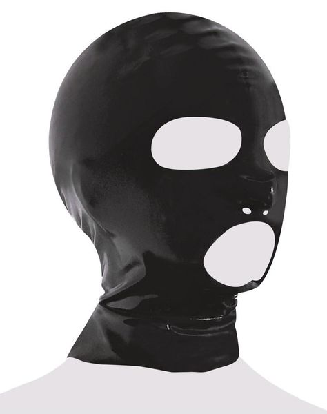 Latex Mask Black zdjęcie 5