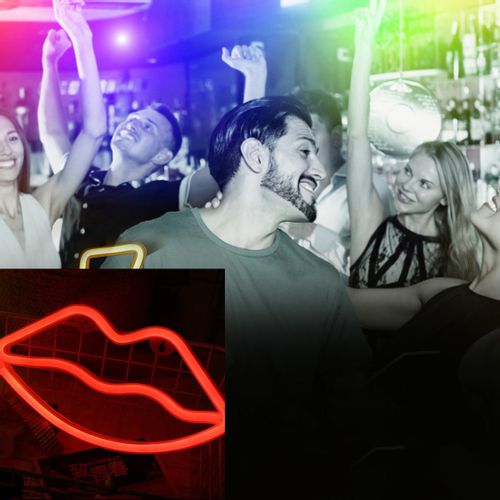 Neon Led Heckermann Wiszący Usta na Arena.pl