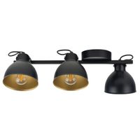 Sufitowa lampa regulowana MARS Sigma do przedpokoju czarna