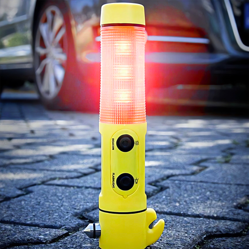 GAŚNICA APTECZKA LATARKA ŻYCIA ZBIJAK SZYB NÓŻ DO PASÓW TRÓJKĄT KAMIZELKA na Arena.pl