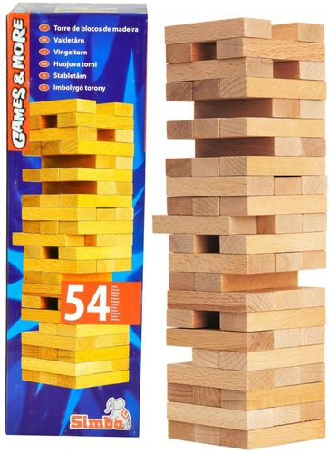 Simba Gra chwiejąca wieża Jenga na Arena.pl