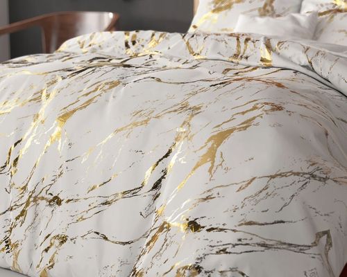 240x220 SLEEPTIME MARBLE kpl pościeli mikrofibra z foliowym nadrukiem biały na Arena.pl