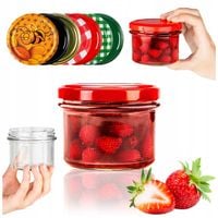 10x SŁOIKI SZKLANE 235 ml na PASZTET MIĘSO MIÓD PRZETWORY DŻEM +