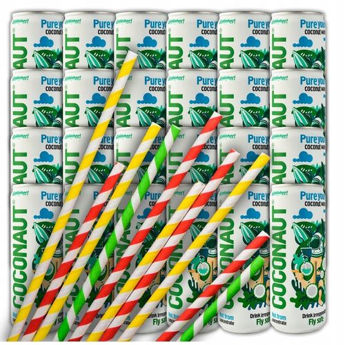 Coconaut Woda Kokosowa 24x 320ml Naturalna Naturalny Izotonik Słomki Gratis na Arena.pl