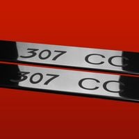 Listwa progowa PEUGEOT 307 CC Stal nierdzewna 304 połysk 2szt