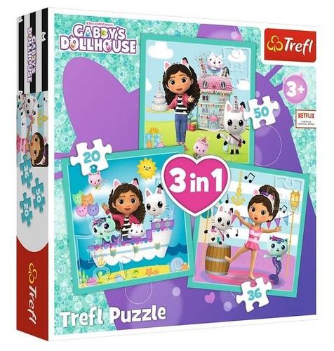 Puzzle 3W1 Aktywności Gabbi 34871 na Arena.pl