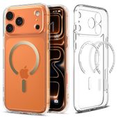 spigen ultra hybrid mag magsafe iphone 17 pro clear/gold