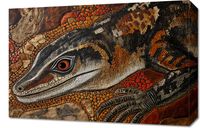 Obraz 60x40cm Oko Jaszczurki