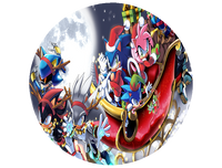 Opłatek na tort Sonic