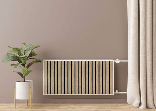 Mata MAGNETYCZNA Na Grzejnik LAMELE Deski Imitacja Drewna 80cm x 60cm na Arena.pl