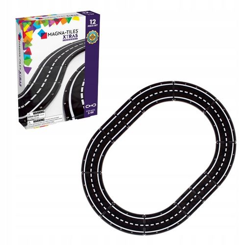 MAGNA-TILES Magnetyczna Droga Klocki Magnetyczne 12 elementów na Arena.pl