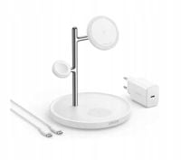 Ładowarka indukcyjna Anker MagGo Magnetic Wireless Charger Stand 15W Biała