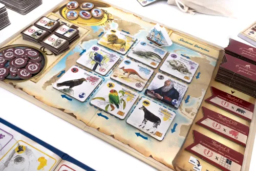 Śladami Darwina Prosta i przyjemna gra rodzinna zbieranie zestawów kafelków na Arena.pl