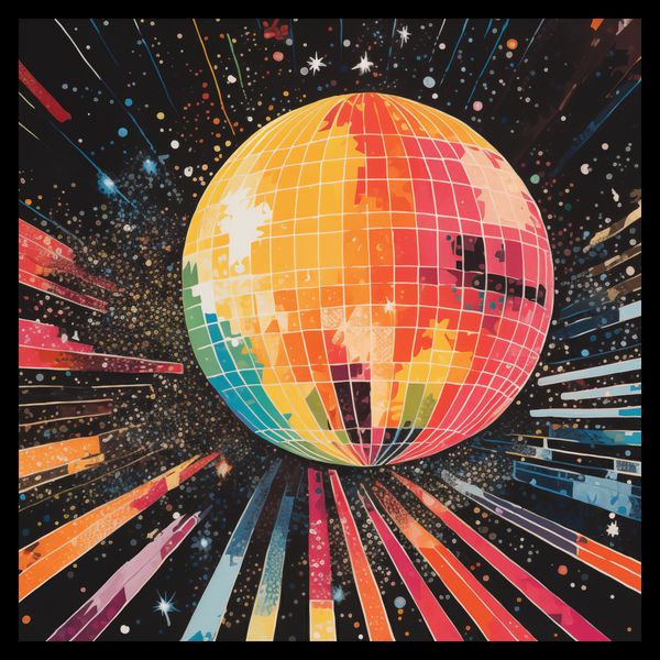 Plakat 50x50cm Disco Gra! zdjęcie 2