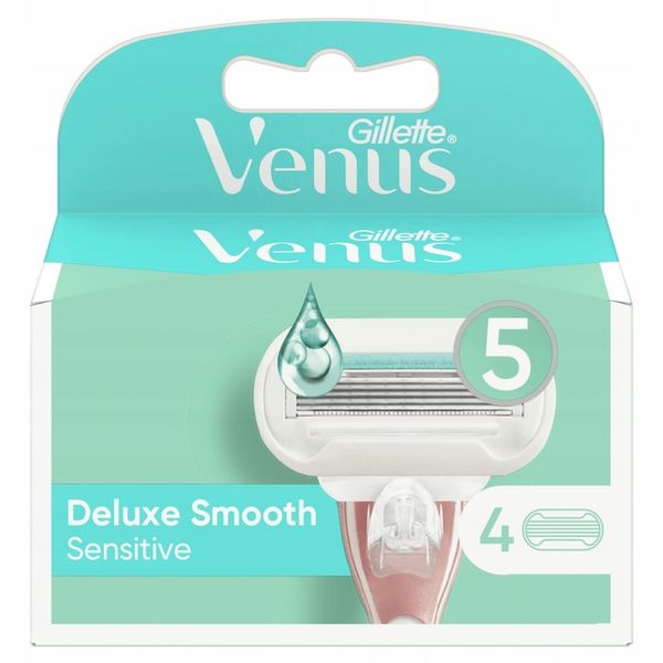 Venus Deluxe Smooth Sensitive, 4 wkłady do maszynki zdjęcie 3