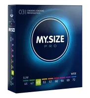 my.size pro 49 mm 3 szt. lateks vytex ultracienkie hypoalergiczne